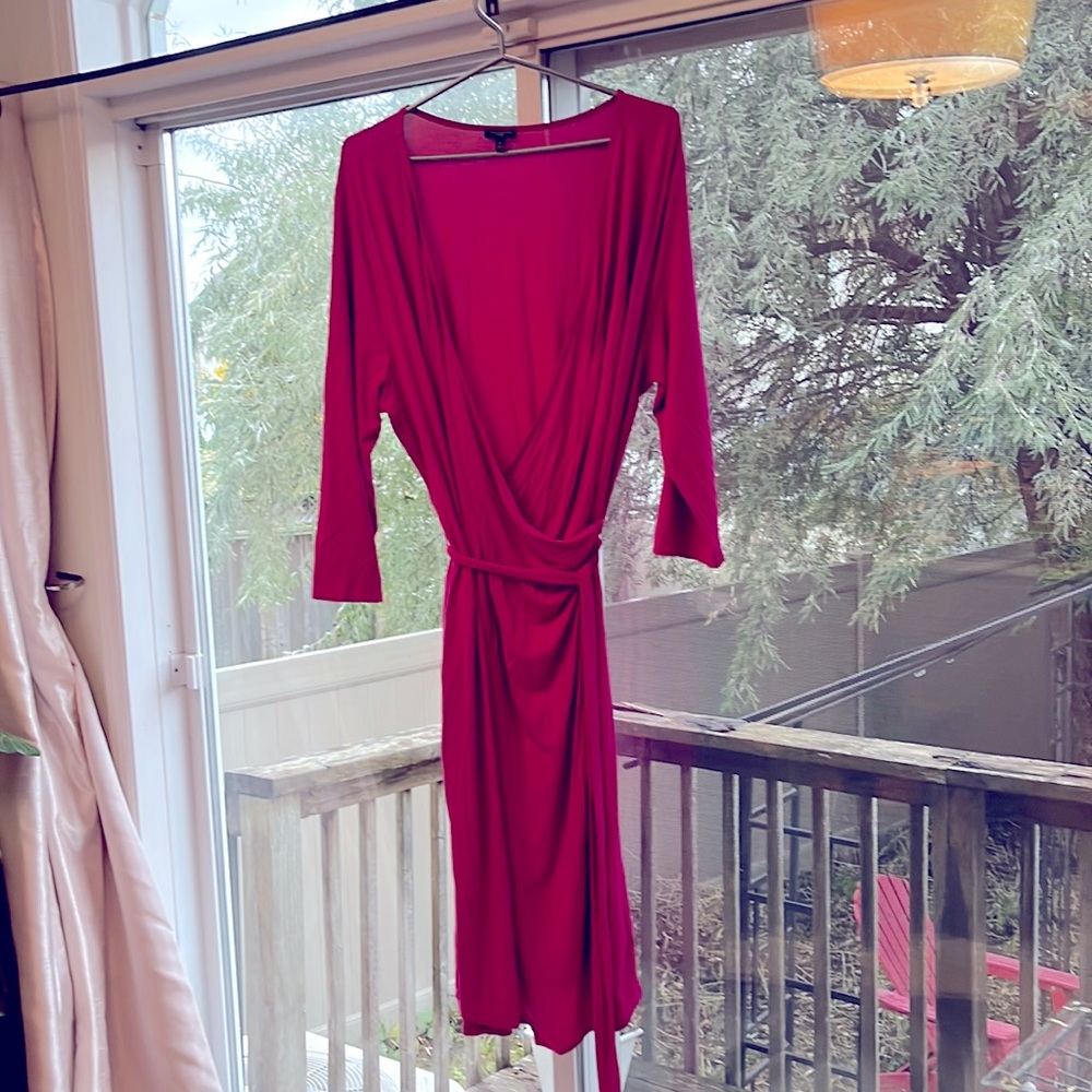 Talbots Pink faux wrap dress